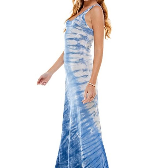 Bully Designer DRESS Tie Dye SUNDRESS Maxi DRESS Racerback DRESS Priced CHEAP - Picture 7 of 14